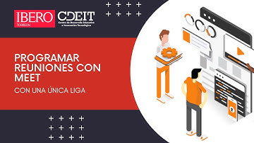 Programar sesiones de Meet con un enlace y ubicarlo en MOODLE