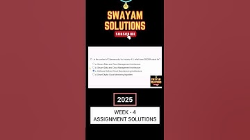 Introduction to Industry 4.0 and Industrial IOT Week 4 Assignment Solutions | SWAYAM NPTEL | SUBSCRB