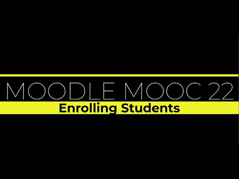 Moodle MOOC Enrollments