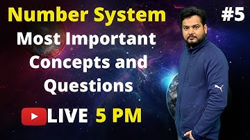 5 PM || SSC CGL 2019 || Number System (Day 5) || Topic Wise Classes || By RaMo Sir || 40