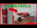 how to make wheelbarrow with coca-cola cans