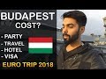 BUDAPEST FULL TRAVEL COST AND PLAN IN HINDI | BUDGET TRIP | HOW EXPENSIVE IS BUDAPEST? | EURO TRIP