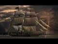 Sailing Ship In The Wind Rain Thunder Ship Storm Sounds 12 Hours 