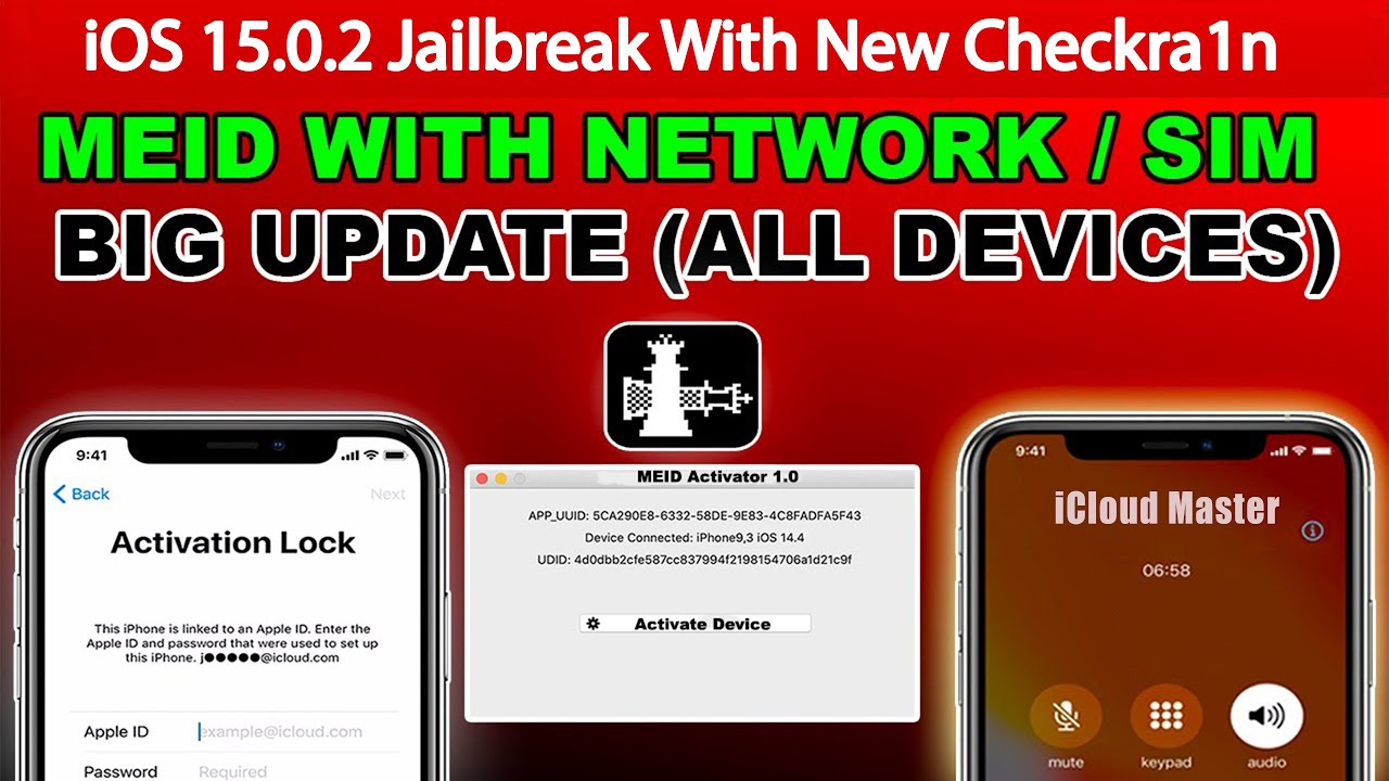 Icloud Bypass Ios 15 0 2 Jailbreak With Checkra1n New Method 2021 Ios 15 Jailbreak Checkra1n Youtube