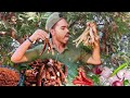 Tamarind fruits with hot salt chilli eating delicious yummy mouth watering food   pramodskill