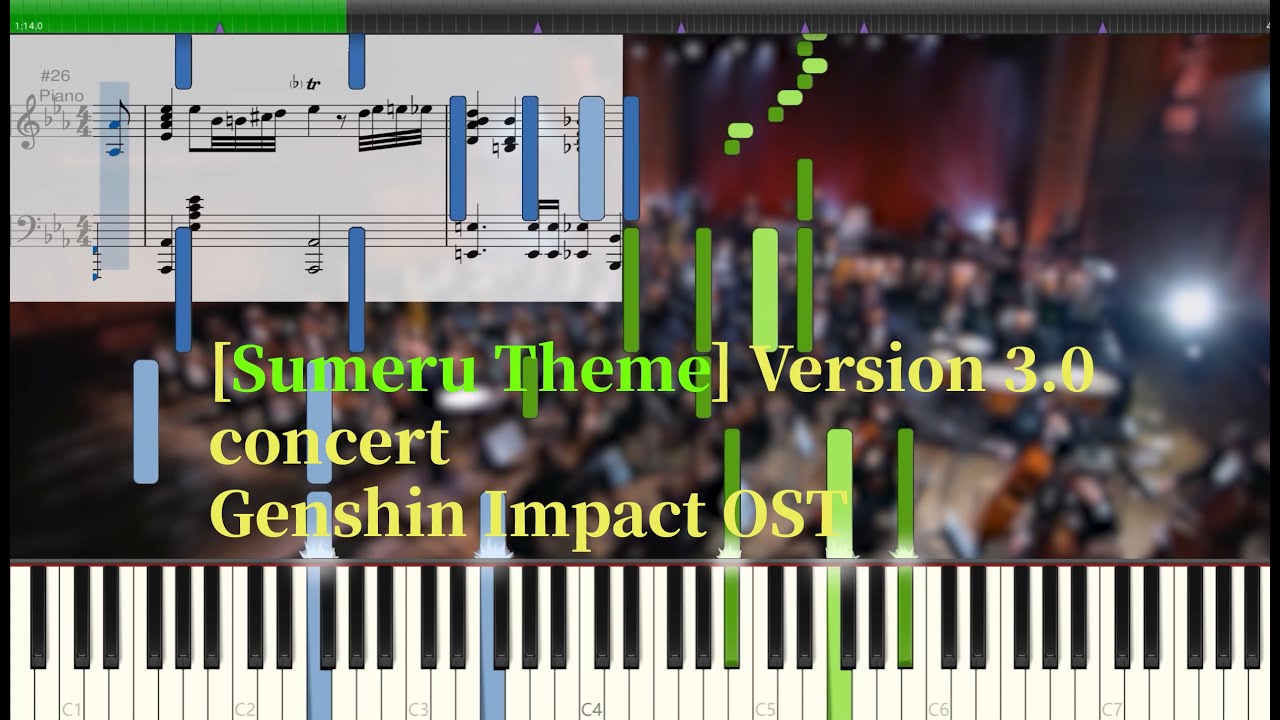 Sumeru theme (Version 3.0 Concert)- Genshin Impact OST [Piano Cover]