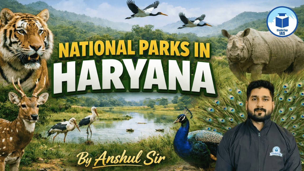 National Parks in Haryana 🌿 | Complete GK | Important for HPSC, UPSC & State Exams