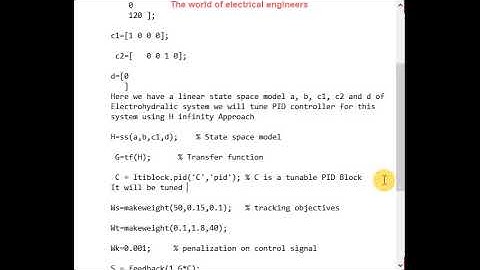 Fixed structure PID  | Tunning PID Controller using H infinity approach
