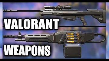 All VALORANT Weapons / Guns Showcase