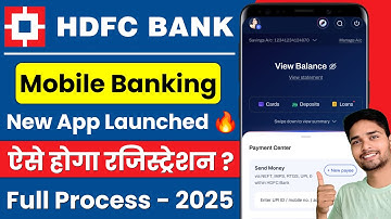HDFC New Mobile Banking App🔥| How To Activate HDFC Mobile Banking