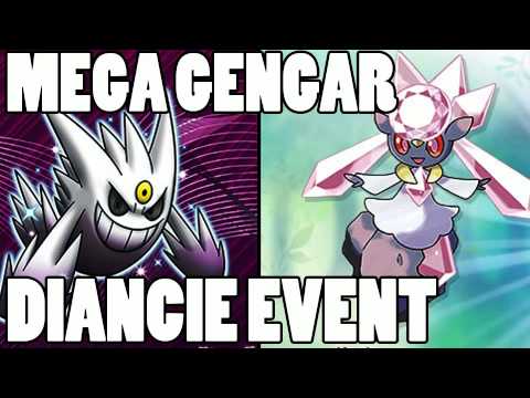 America Release Diancie Event and Special Shiny Mega Gengar Distribution! - America Release Diancie Event and Special Shiny Mega Gengar Distribution!