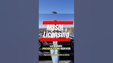 MSSQL Licensing