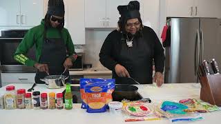 BabyFxce E Learns How To Make An Classic Mexican Dish With KrispyLife Kidd | KrispyLife KookUpz