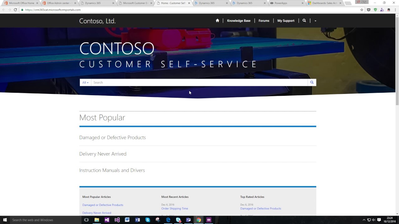 how to setup your standard connected microsoft dynamics portal microsoft 365
