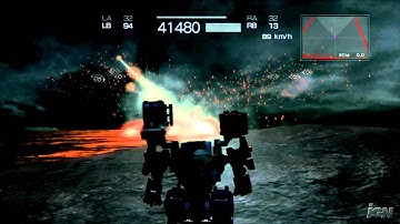 Armored Core 4 PlayStation 3 Gameplay - Blast those