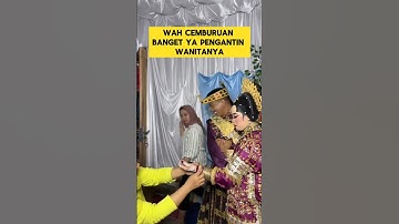 momen lucu ketika pengantin wanita cemburu sama MUA bikin ngakak ‼️‼️ #mua #cemburu #pengantinviral