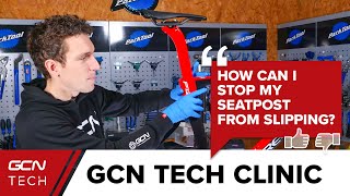 How Can I Stop My Seatpost From Slipping?  | GCN Tech Clinic #askGCNTech screenshot 4