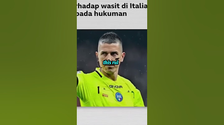 Hukum Baru Italia: Hukuman Penjara bagi Pemain yang Menyerang Wasit!