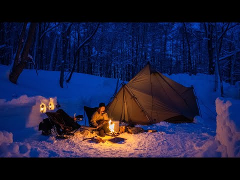 今シーズン最後の雪中キャンプでアレが焦げた。