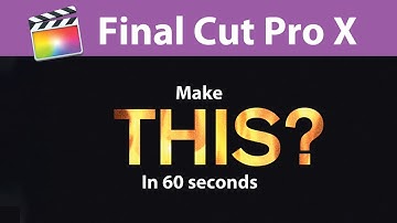How to get Video IN TEXT using Stencil Alpha in Final Cut Pro X
