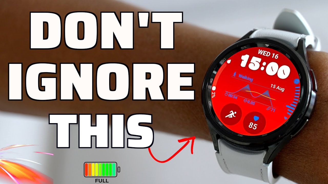 ⁣Important: 3 Life Hacks for the Galaxy Watch 6!