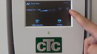 isoenergy instructional CTC video - Changing central heating temperature