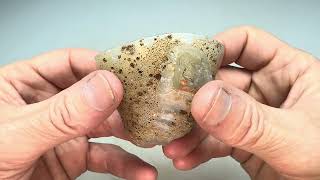 Face Polishing an Amazing West Texas Agate Nodule