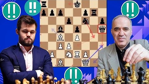 3400 elo Chess Game : 58 | Magnus Carlsen vs Garry Kasparov #chessmaster #checkmate #games