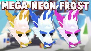 Mega Neon FROST FURY! Adopt Me Christmas Update 2020 Frost Dragon Fury Mega Neon Pet Leak