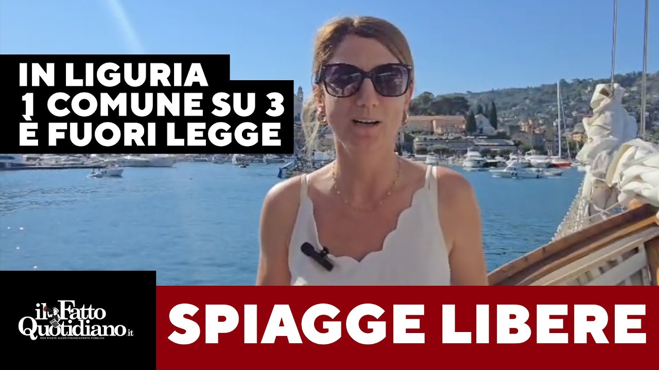 Spiagge Libere, in Liguria un comune su tre è fuorilegge. Goletta Verde a Santa Margherita Ligure