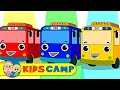 Wheels On the Bus Finger Family Song + More Nursery Rhymes by KidsCamp