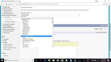 Creating a Text email Template in Salesforce