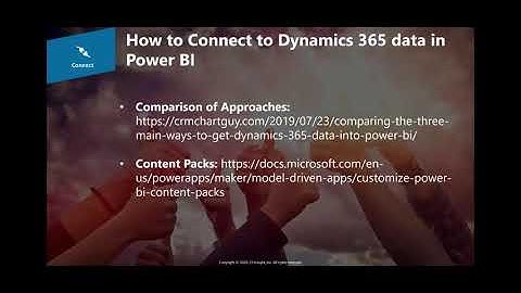 Up and Running with Power BI for D365 - Part 6 - Connecting to Power BI