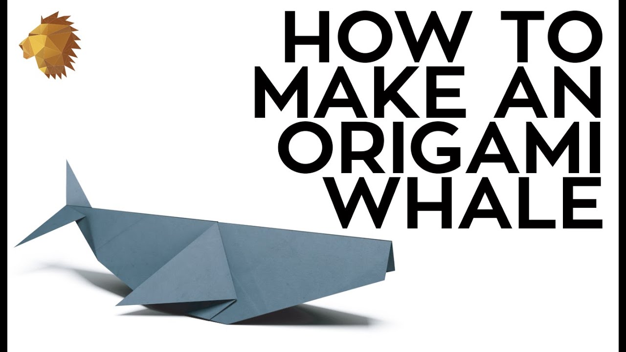 How To Make An Origami Whale