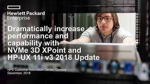 HPE Integrity Server with NVMe storage