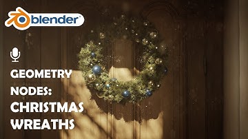 Christmas Wreaths in Blender with Geometry Nodes