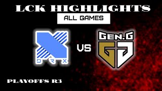 DRX vs GEN Highlights ALL GAMES | LCK Playoffs Summer 2020 Semifinals | DragonX vs Gen.G