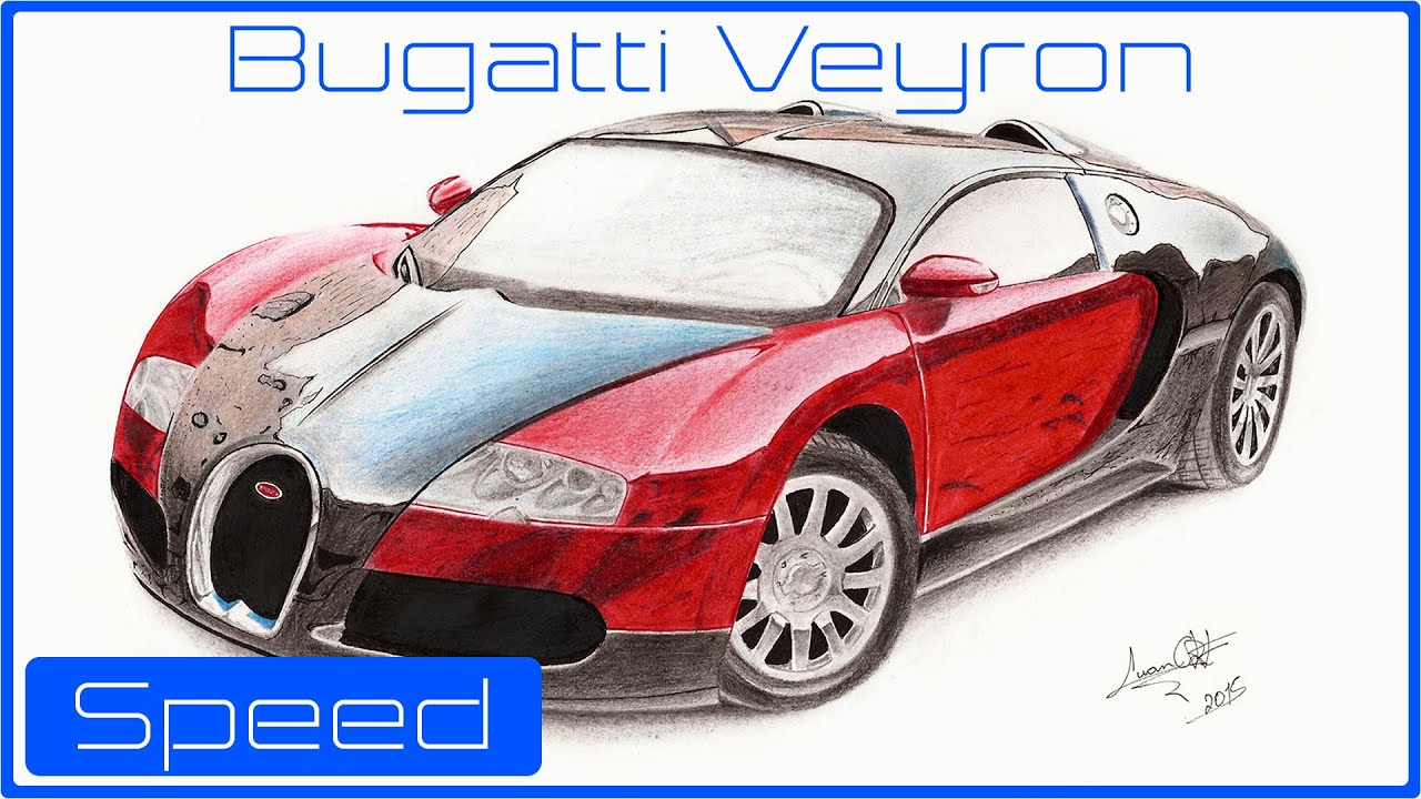 Видео как нарисовать бугатти