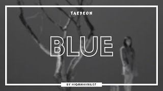 (KARAOKE) TAEYEON - BLUE Easy Lyrics