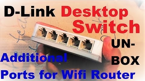D-Link Desktop Switch Unboxing [ Hindi ]