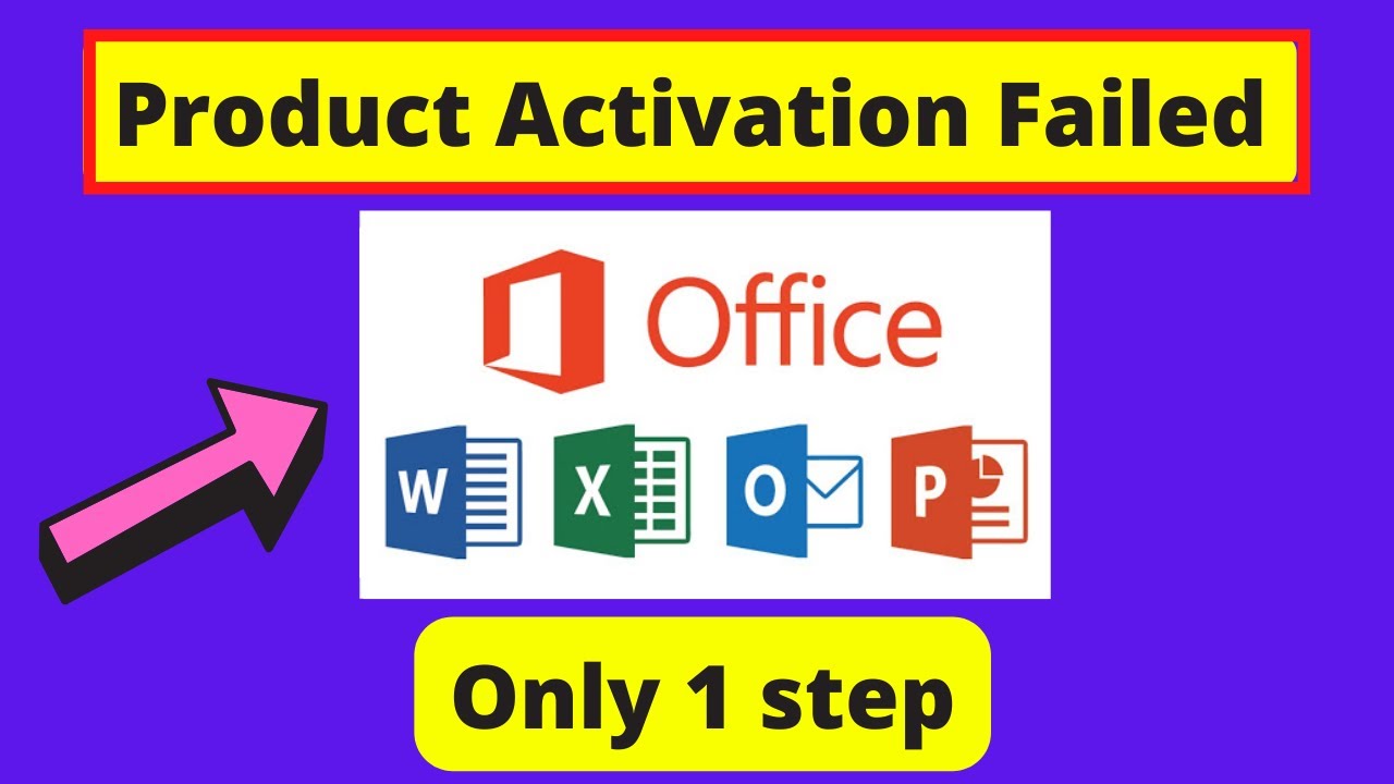 Fix Product Activation Failed office 2019/2016/2013