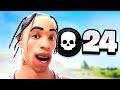 24 Kill Solo Vs Squad | Chapter 2 Season 4 Fortnite