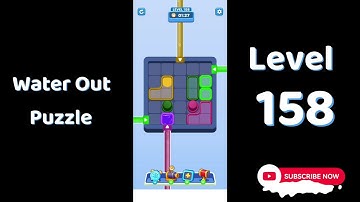 Water Out Puzzle Level 158 Walkthrough 💧 | Step-by-Step Solution | SolutionGuruji