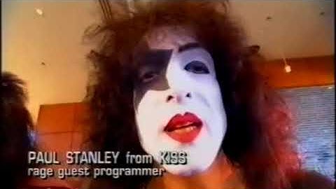 GENE SIMMONS + PAUL STANLEY from Kiss are Rage guest programmers 2001 (Paul