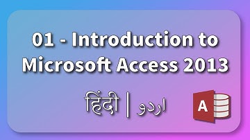 01- Introduction to Database and Microsoft Access in Urdu | Hindi