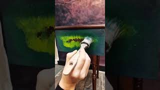 Paint Blending Action With Terra Clay Paint