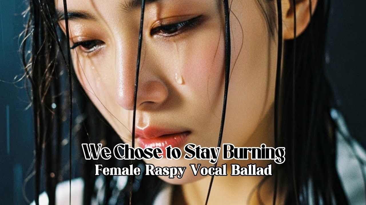 We Chose to Stay Burning – 90s Slow Rock Ballad | Female Raspy Vocal | Rainy Night Nostalgia