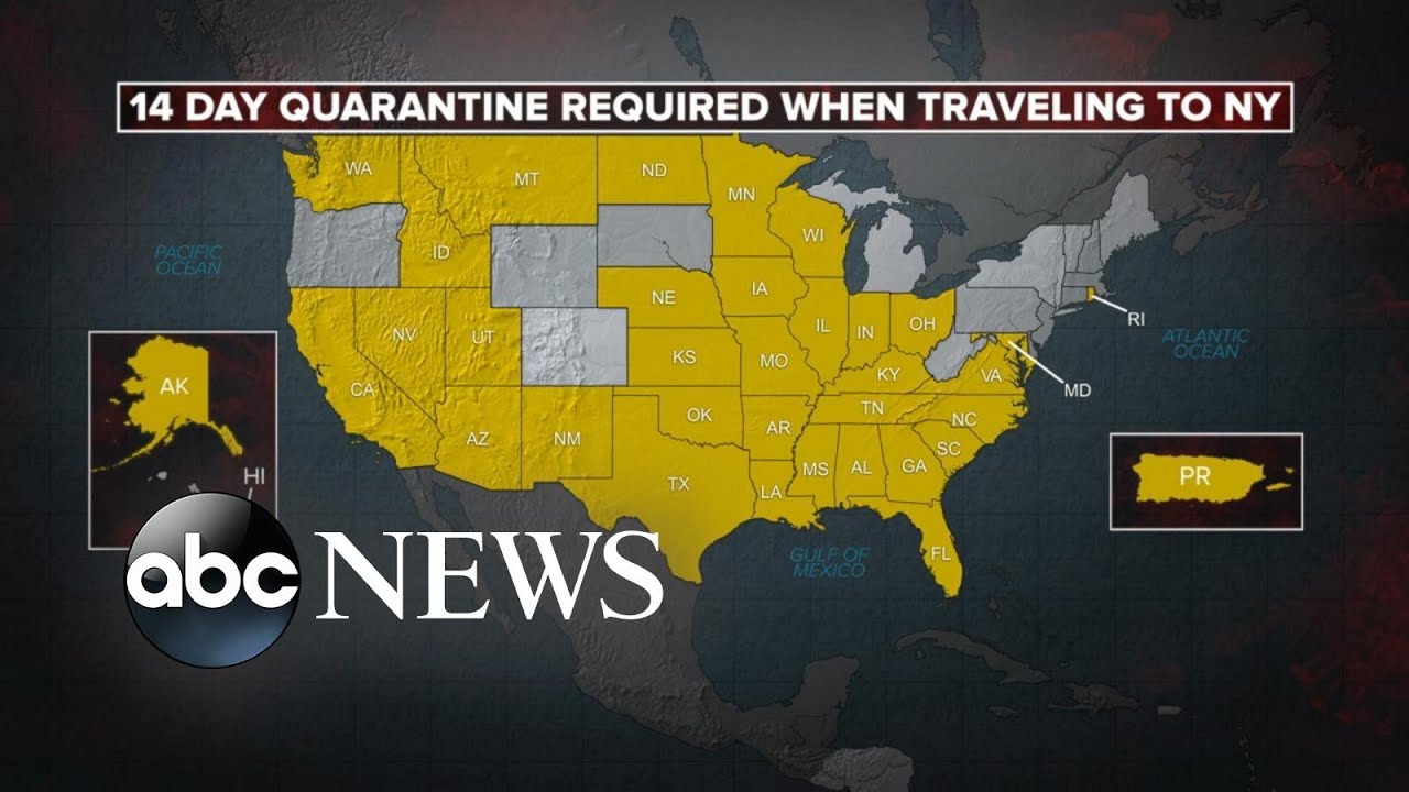 New York sets up quarantine checkpoints to stop COVID19 ABC News