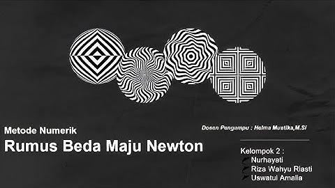 Metode Numerik - Interpolasi Beda Maju Newton (Kelompok 2)