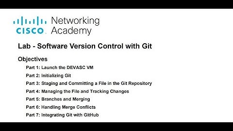 DevNet Lab 3.3.11 Software Version Control with Git